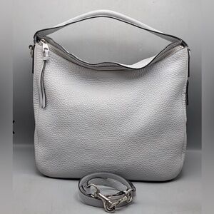 Coach Bleeker Pebbled Leather Sullivan Hobo Tote Shoulder Bag 31623 Soapstone